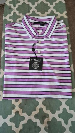 RLX Ralph Lauren Striped Golf Polo Shirt