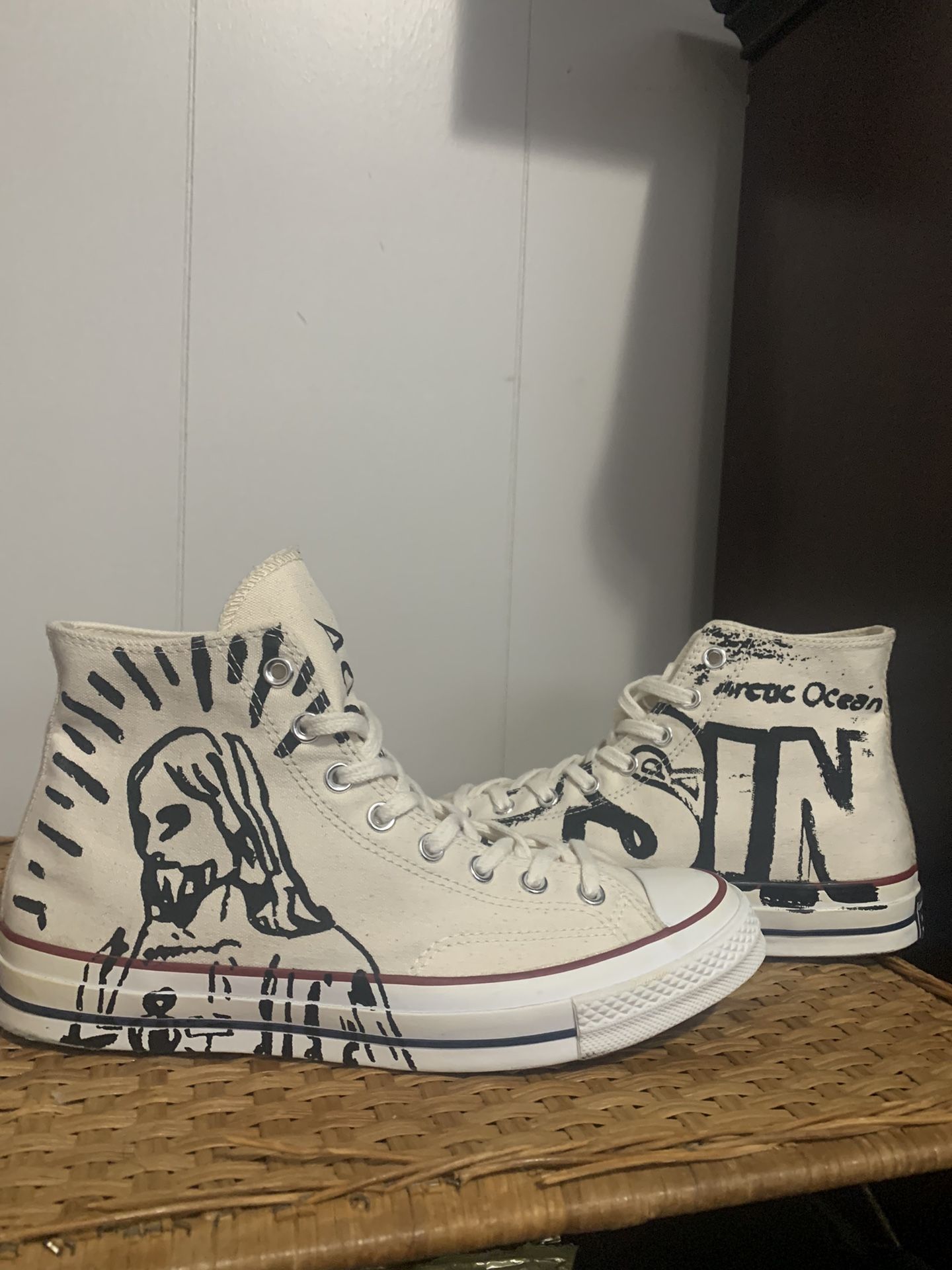 Converse x Andy Warhol CT Chuck Taylor 70 Hi High Top Size 10 148584c Super Rare