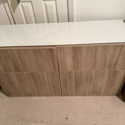 2- IKEA BESTA storage Combination With Drawers