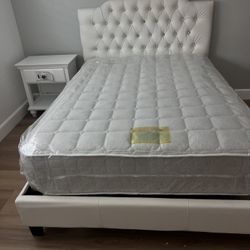 Cama Queen Size Nueva En Su Caja Incluye Colchon Memory Foam 