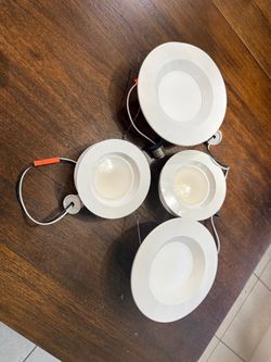 LED Recessed Retrofit Downlights Set of 4