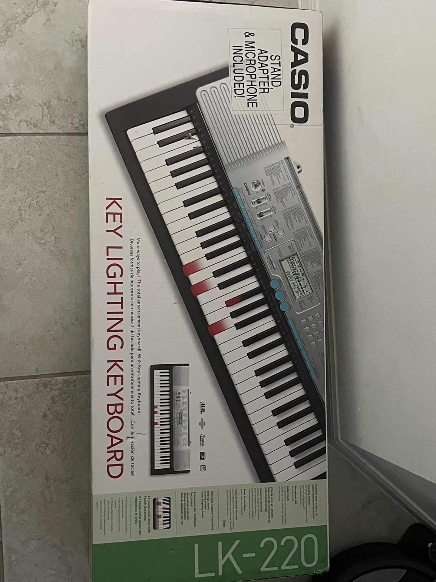 casio key lighting keyboard LK 220