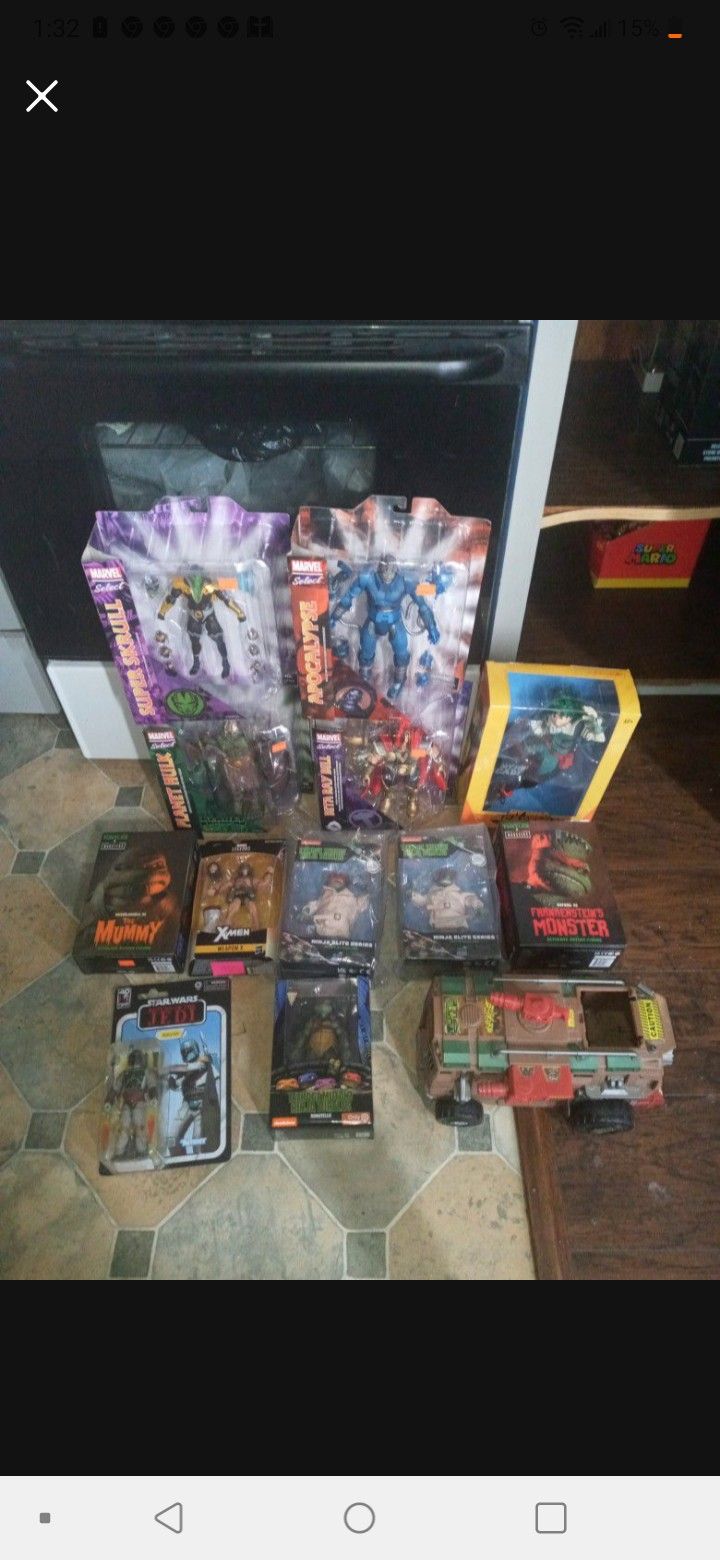 Over 60 Items Action Figures Collectibles All For $500 Firm Today No Less