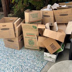 Moving Boxes And Paper 