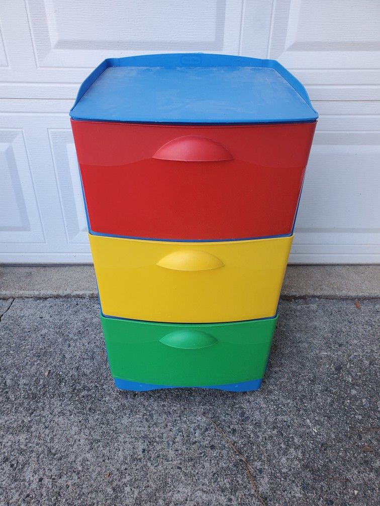 Little Tikes 3 Drawer Storage Organizer