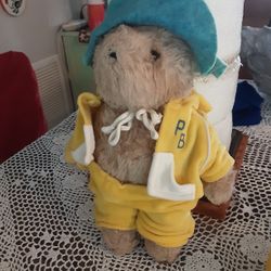 Vintage Paddington Bear Yellow Sweatsuit