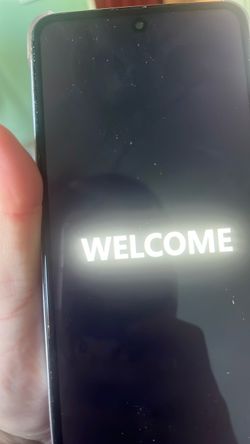 Android Smartphone with Clear Case