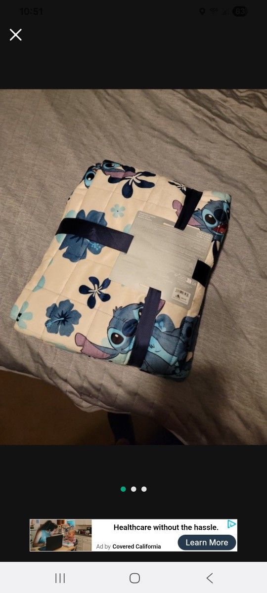 Disney Stitch Weighted Blanket 
