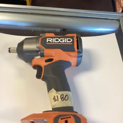RIDGID 18V Brushless 1/2 Mid Torque Impact Wrench (Tool-Only) $180