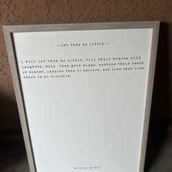 Let Them Be Little Potrait