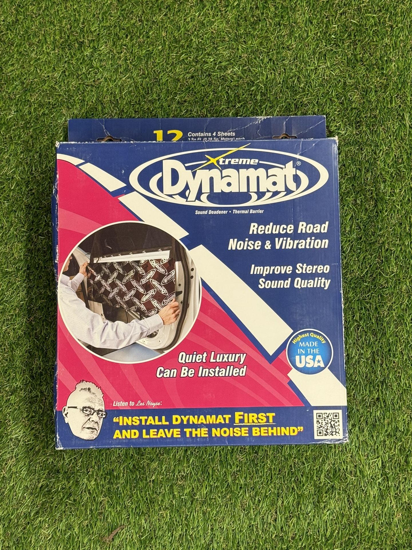 Dynamat 10435 Xtreme Door Sound Dampening Kit | 4 Sheets (12”x36”) | NEW