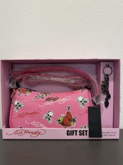 Ed Hardy- Hard Pink Shoulder Bag