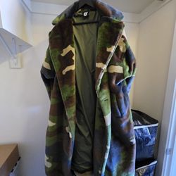 Adidas x Ivy Park Trail Faux Fur Coat