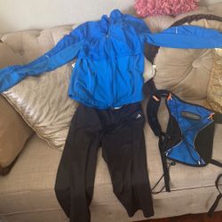 Nike jacket, Water Pack For Hiking ,and Pants