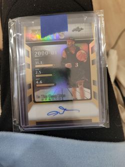 Autographed Allen Iverson Card