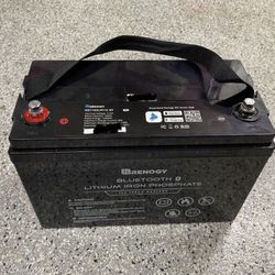 Renogy 12V 100Ah Lithium Iron Phosphate Battery w/ Bluetooth LiFePO4 