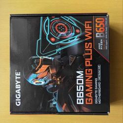 GIGABYTE B650M GAMING PLUS WIFI AM5 LGA 1718 AMD B650 M-ATX, DDR5, PCIe 4.0 M.2, PCIe 4.0, USB 3.2 Gen 1 Type-C, Wi-Fi 6E, 2.5GbE LAN