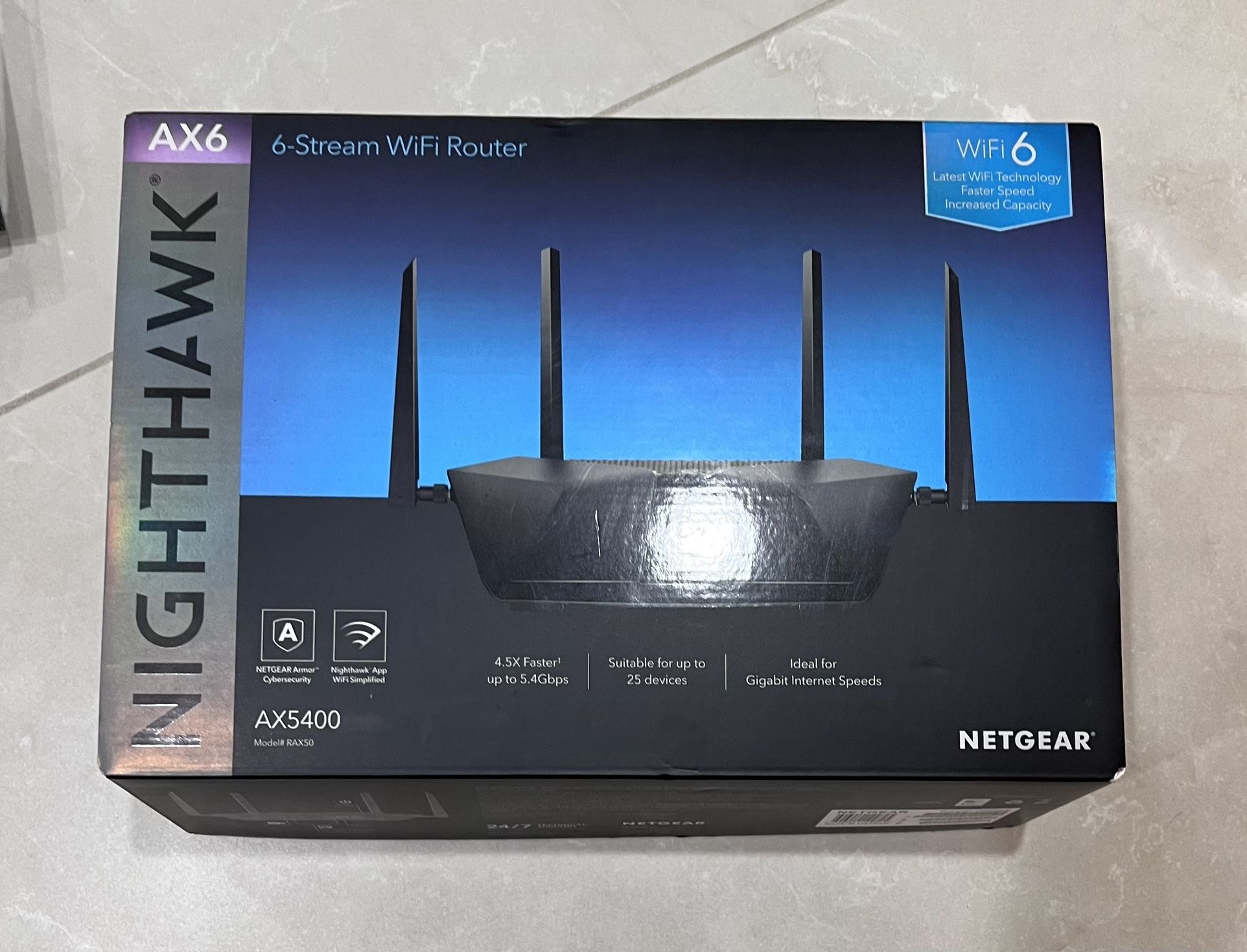 Netgear Nighthawk AX5400 Router Like new