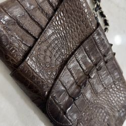 Real Aligator Wrapping Bag