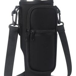 WATER BOTTLE CARRIER WITH STRAP