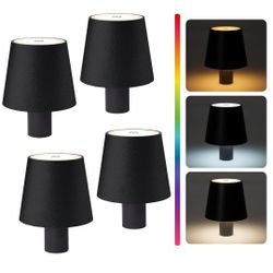 4 Pack LED Wireless RGB Wine Bottle Lamps $30