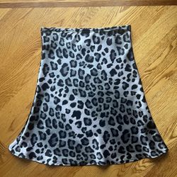 Aqua Girls Animal Print Skirt Size M