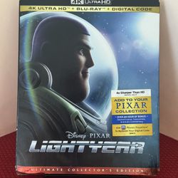 Disney Pixar Lightyear 4K Blu-ray Ultimate Collector Edition Bundle
