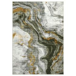 10x13 Area Rug Indoor Non-Slip Green Large Carpet Thin Soft Washable Living Room Bedroom