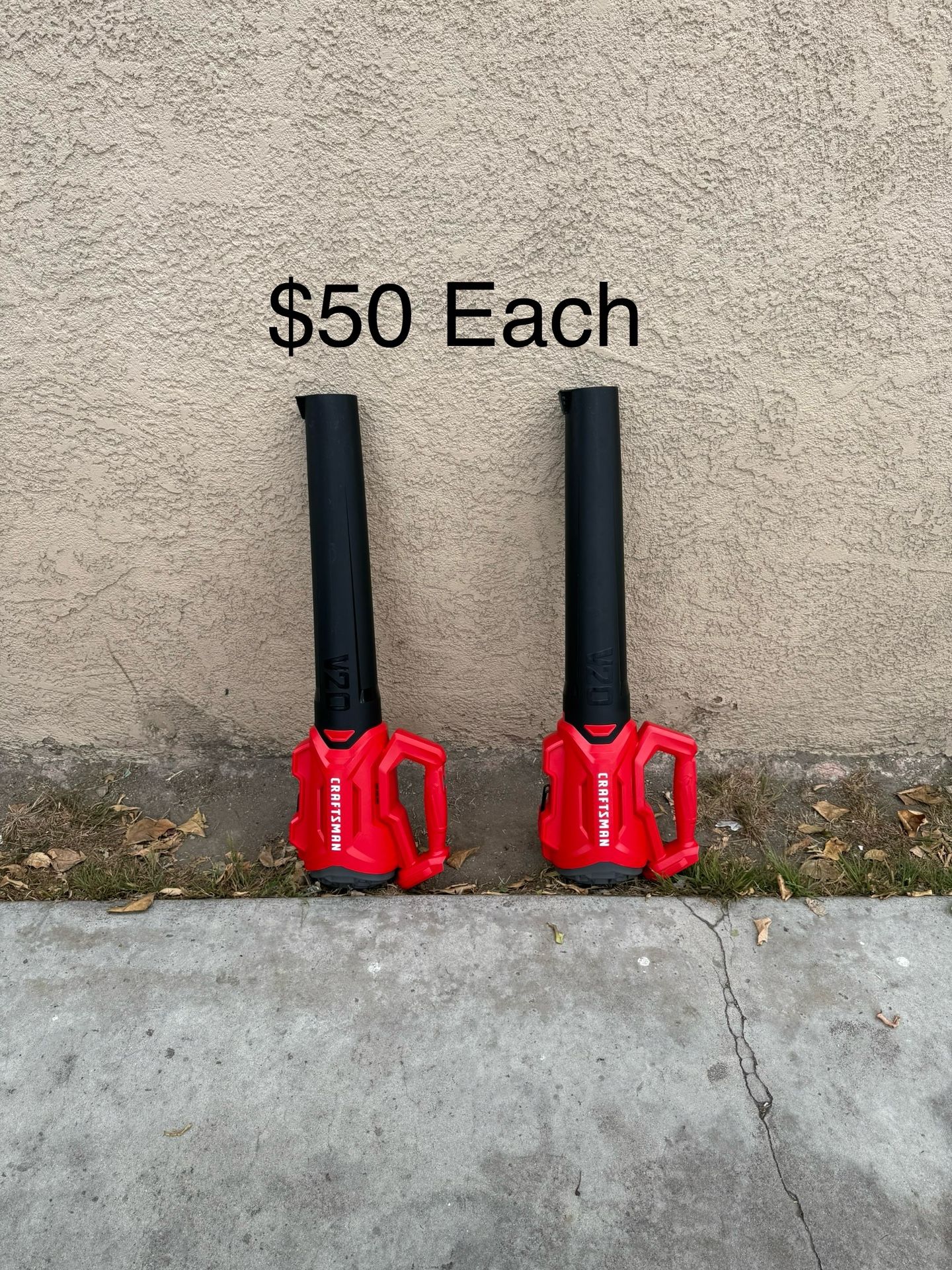 CRAFTSMAN V20 20-volt max Cordless Battery 2-Speed Leaf Blower (TOOL ONLY) **$50 Each**