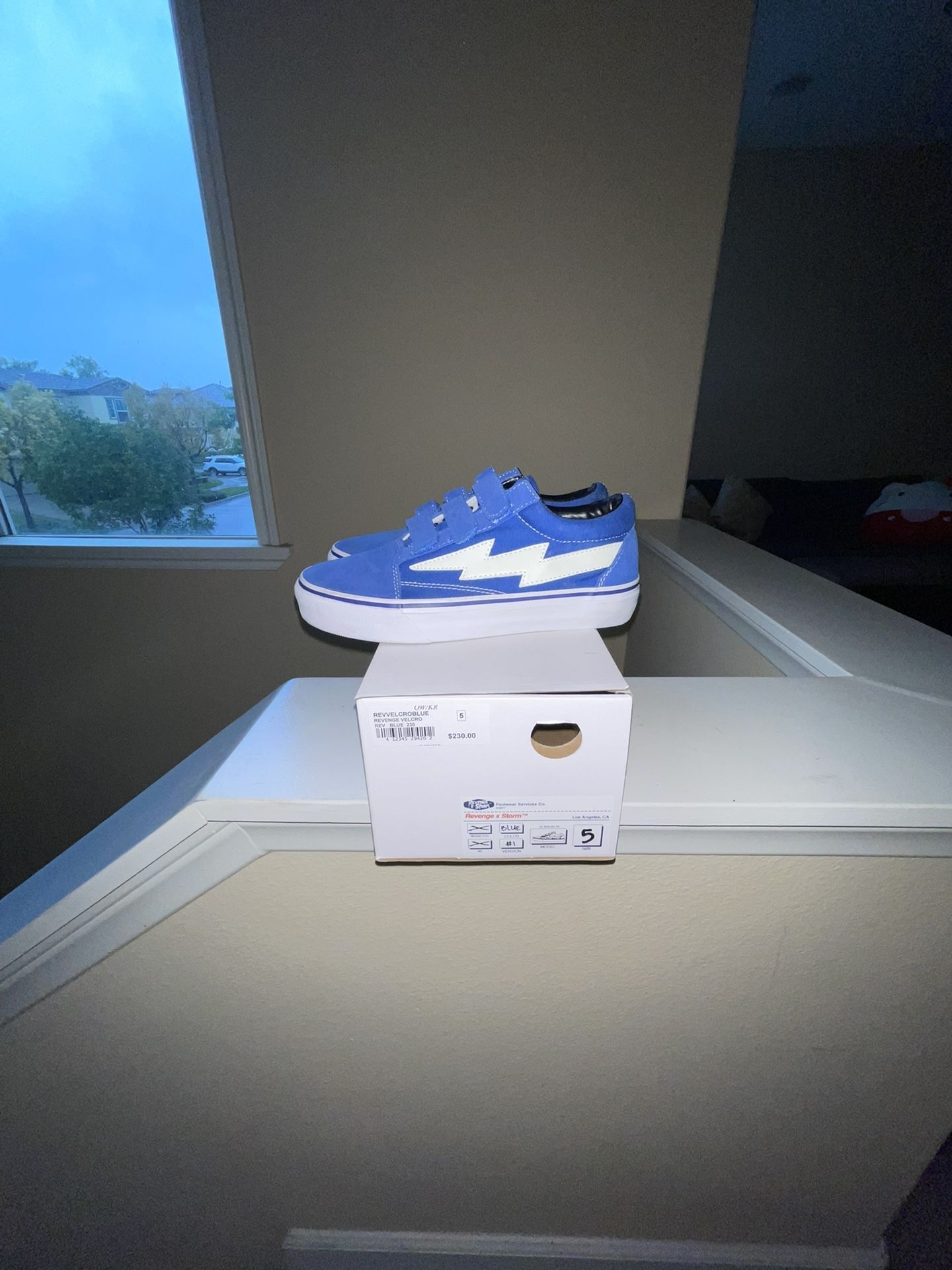 Revenge x Storm Blue Velcro Size Men's