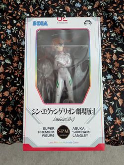 Asuka Langley Shin Evangelion Super Premium Figure Last Mission Activate Color 