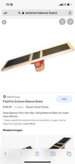 FitterFirst Extreme Balance Board