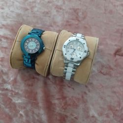Invicta Watches Blue/silver&white