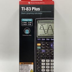 Texas Instruments TI-83 Plus Graphing Calculator - Black (83PL/TBL/1L1/A)