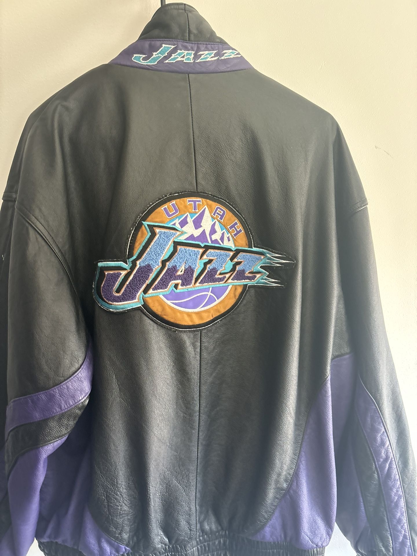 Utah Jazz Leather Jacket