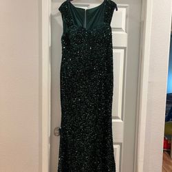 Green Sequin Dress