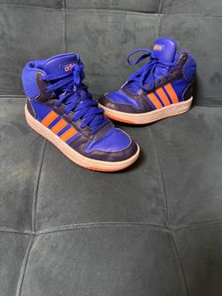 Adidas High-Top Sneakers Blue Orange
