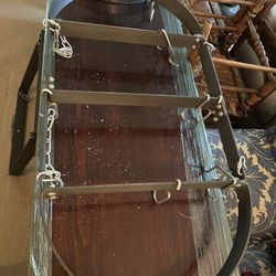 Carbon Steel Pot & Pan Ceiling Rack - 36” x 18”