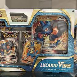 Lucario Vstar Box - Lost Origins and Fusion Strike