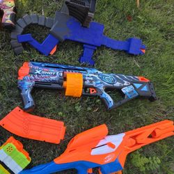 🎄🎁🎄Nerf Gun Bundle Fortnite - N STRIKE Shooters Lot Of 6 Toy GUNS (No Bullets) 