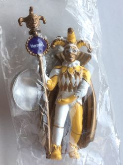 NEW - Vintage - HARRAH’S Las Vegas Hotel Keychain Yellow CLOWN