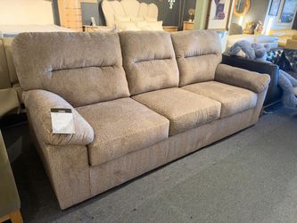 3-Seat Fabric Sofa，$480