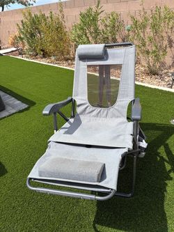 Reclining camp chair