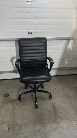 Swivel office desk chair - black chair office desk adjustable