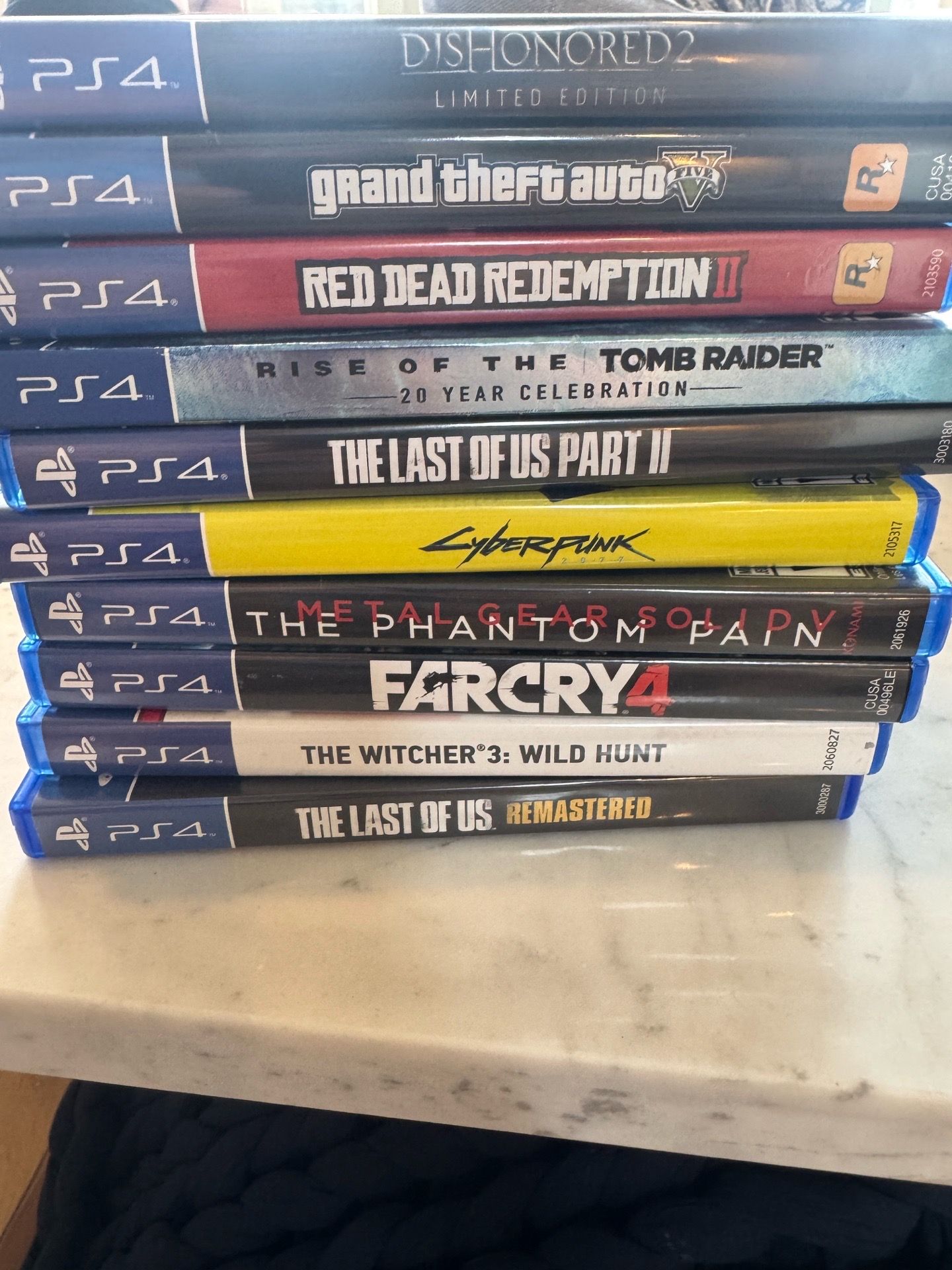 PS4 10 game bundle