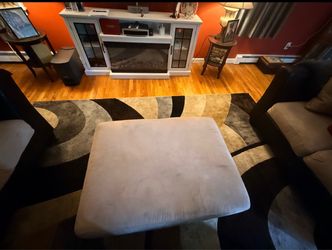 Living Room Brown & Beige Furniture Set