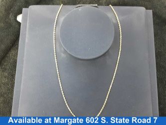 Rope Chain - Yellow Gold 14k (.585) 3.8 grams 20 inch