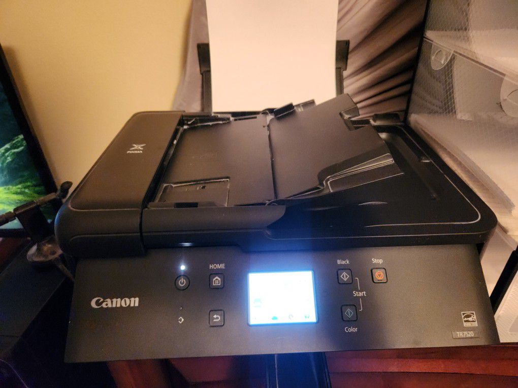 Canon PIXMA TR7520 Printer Copy Scan Fax Print with INK for Sale in Tampa,  FL OfferUp