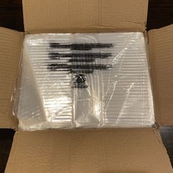 Clear poly bags 12inch x 18inch