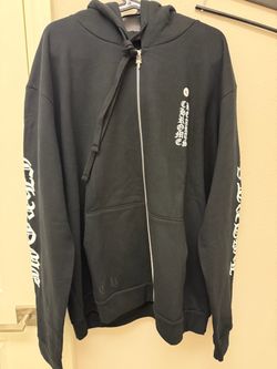 Chrome hearts Vertical zip up hoodie